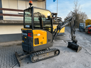 Volvo EC18E Mini Excavator with 3 Buckets 1.8T