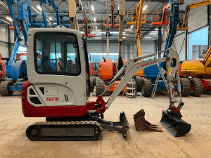 Takeuchi TB216 Mini Excavator with 3 Buckets 1.8T