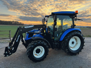 New Holland T4.75 Tractor with Quicke X2S Front Loader